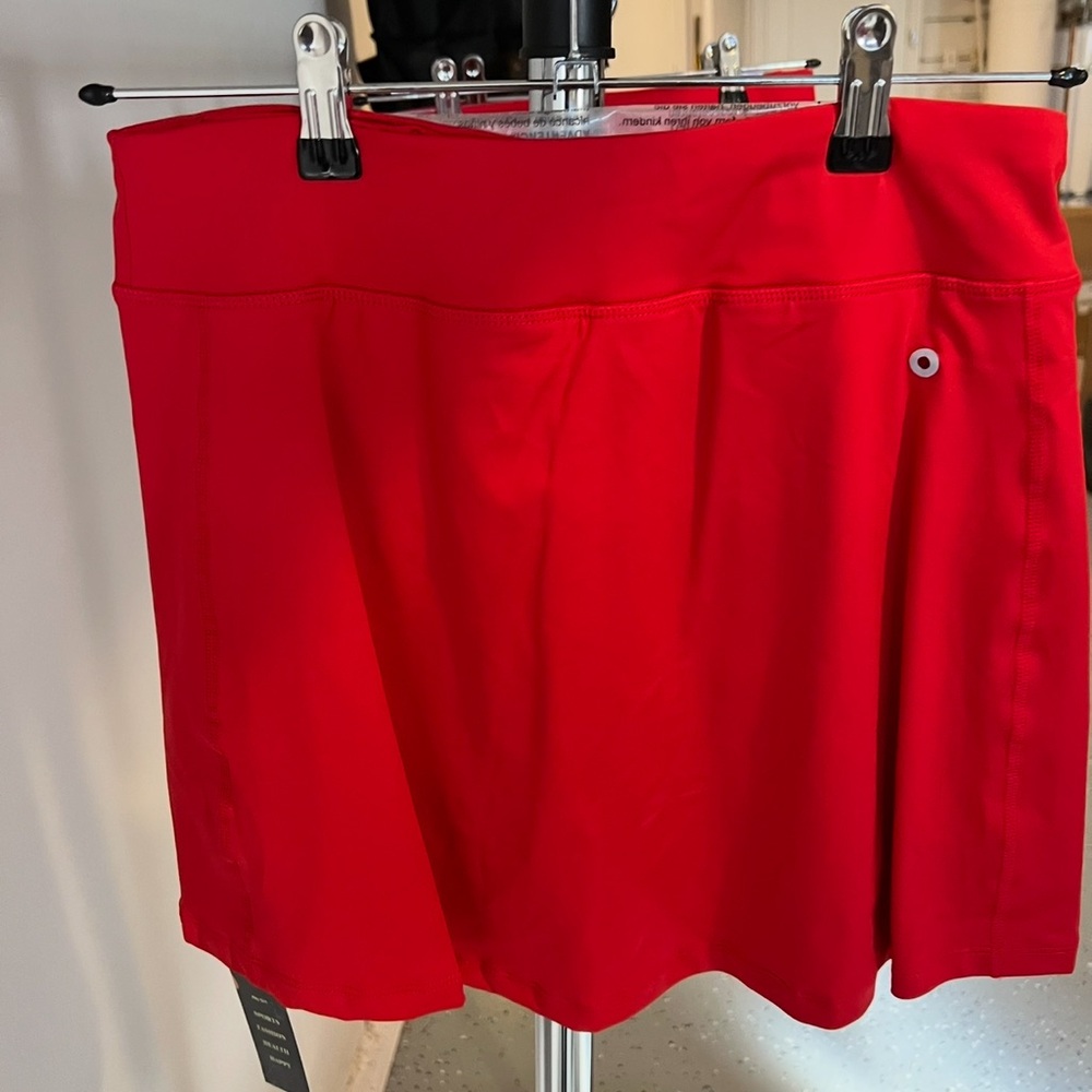 NWT Red Athletic Skort